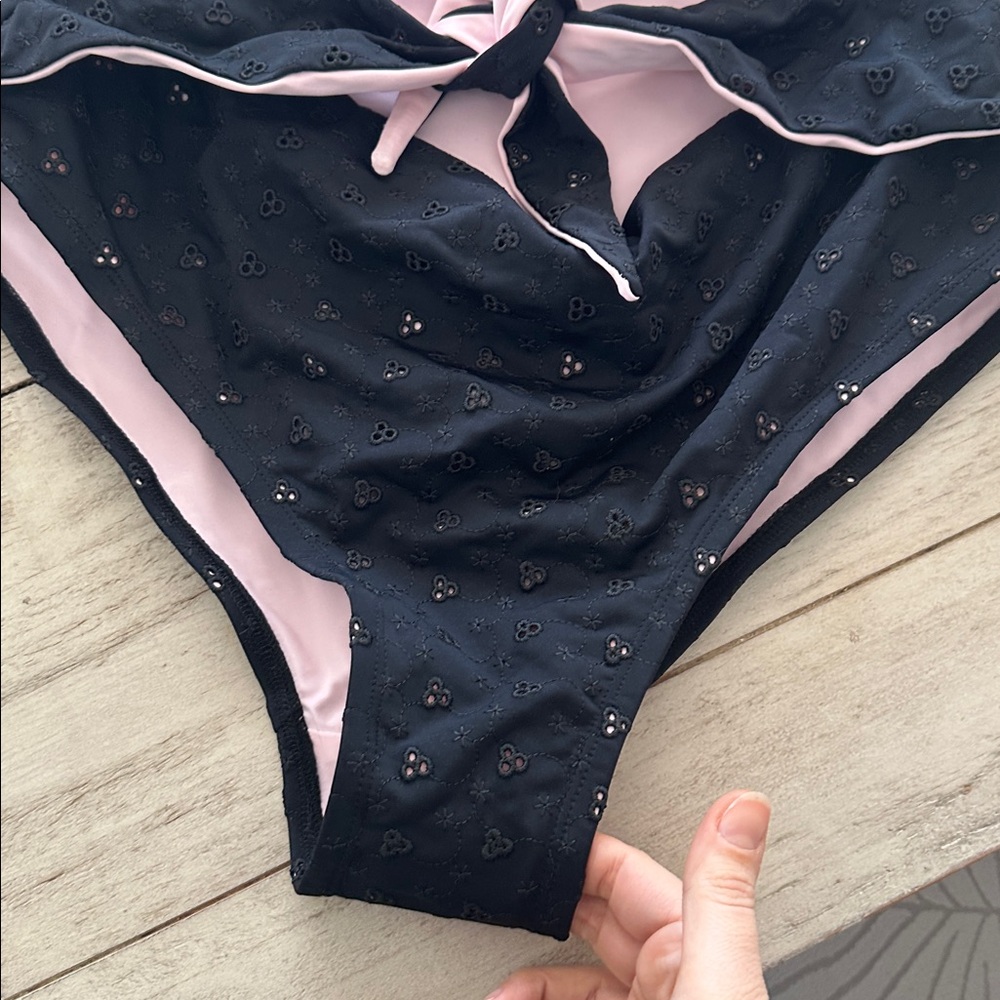 NWT Alpine Butterfly | Goddess Stretchy Eyelet Black Pink 2X - Picture 2 of 10